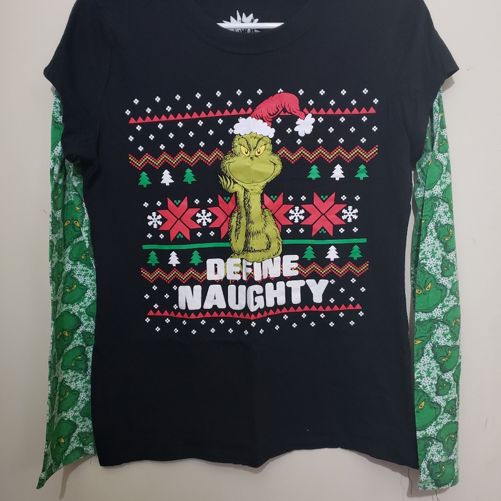Grinch juniors top size xl
